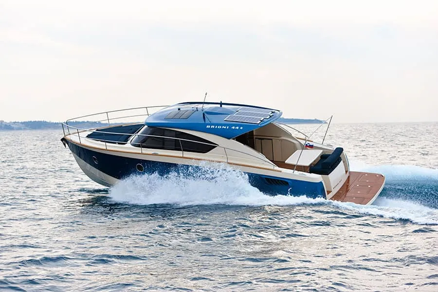 brioni yacht on water